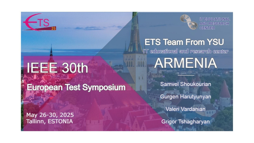 Lecturers from YSU IT Center participate in European Test Symposium | YSU