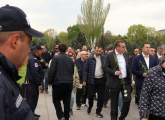 Համալսարանականների այցը Ծիծեռնակաբերդի հուշահամալիր