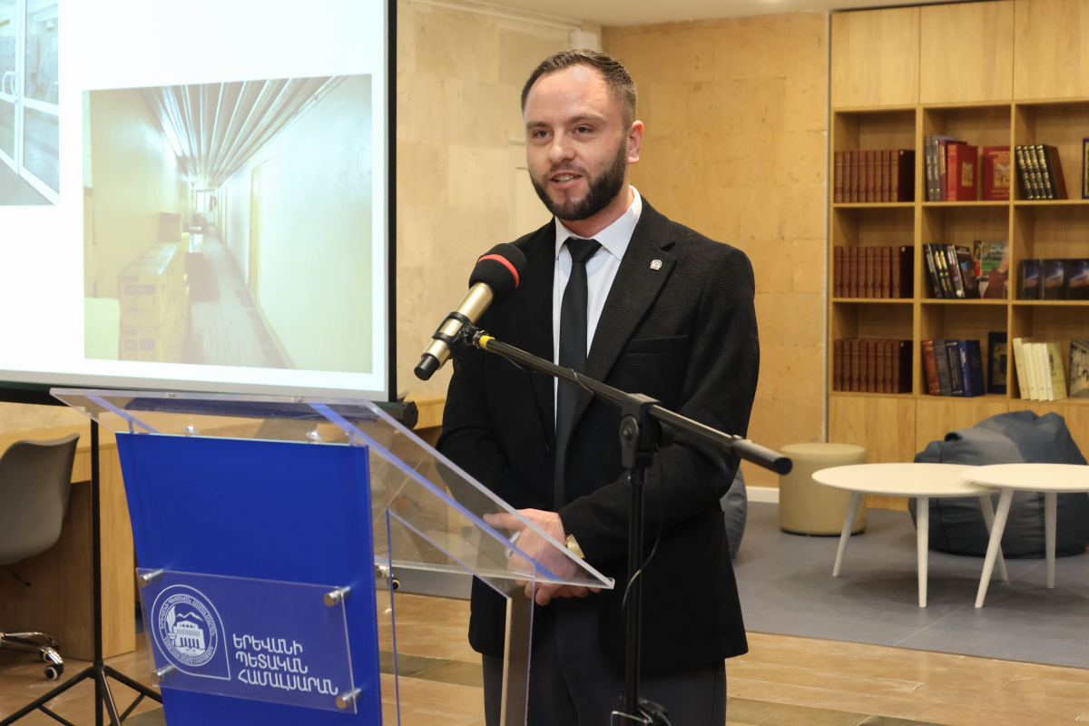 Գիրք նվիրելու օրը ԵՊՀ-ում նշանավորվեց գրադարանի վերաբացմամբ