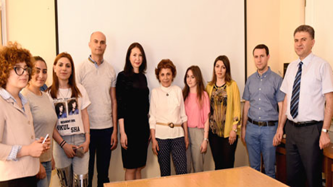 Armanai-Bekturova-delivered-a-lecture-at-YSU
