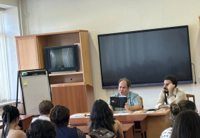 Հանդիպում  «Литературная газета» գլխավոր խմբագրի հետ