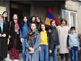 Universitarians-at-Tatul-village