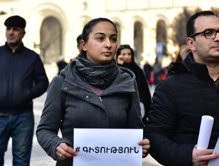 YSU-researchers-protest