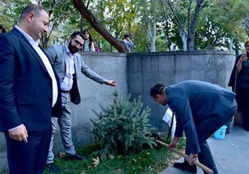Church-s--tree-planting