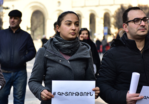 YSU-researchers-protest